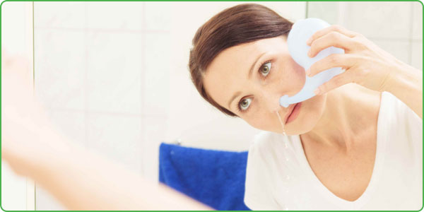 Самостоятельное промывание носа